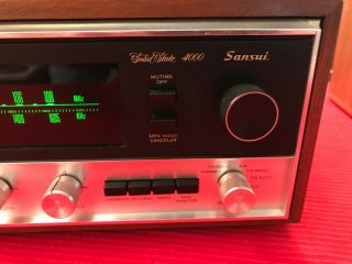 Vintage Sansui Solid State 4000 Stereo Receiver 3