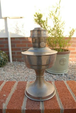 Vintage Mid 20th C Aladdin 21 Oil Lamp With Lox - On Gallery - Freepost To Uk