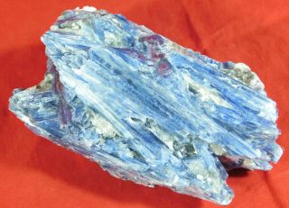 A Big 100 Natural Aaa Blue Paraiba Kyanite Crystal Cluster Brazil 647gr E