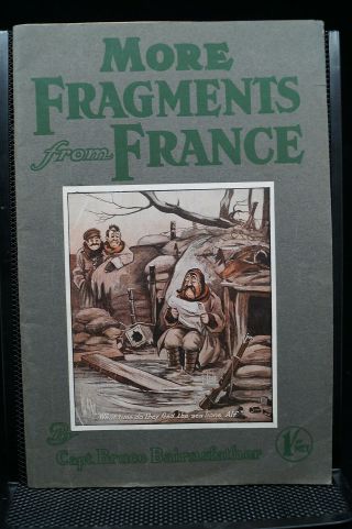 Ww1 British Bef More Fragments From France Bairnsfather Book