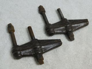 Vintage J.  H.  Williams & Co.  Vulcan No 301 Cast Iron Adjustable Parallel Clamps