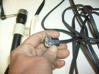Vintage WOLLENSAK 3M 1500SS Reel to Reel Lid,  Microphone and power cord 2