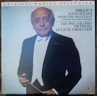 Audiophile Japanese Mfsl Half Speed Eugene Ormandy Sibelius Four Legends - Nm