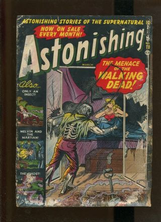 Astonishing 10 1952 (1.  0) " The Menace Of The Walking Dead "