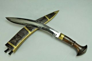 Vintage Nepal Kukuri Kukri Gurkha Soldier Style Knife Dagger 3