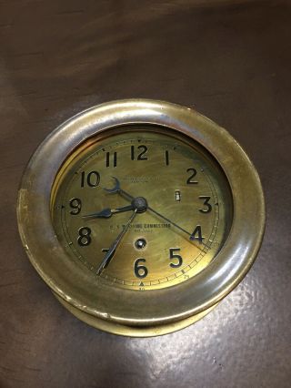 Chelsea Clock Co.  Boston U.  S.  Maritime Commission Antique Ser.  4334