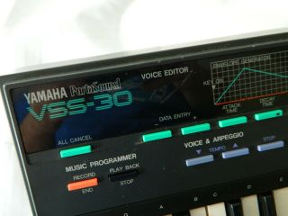 Yamaha VSS - 30 vss30 Jonsi Sigur Ros Voice Sampling Sampler Keyboard Vintage 3