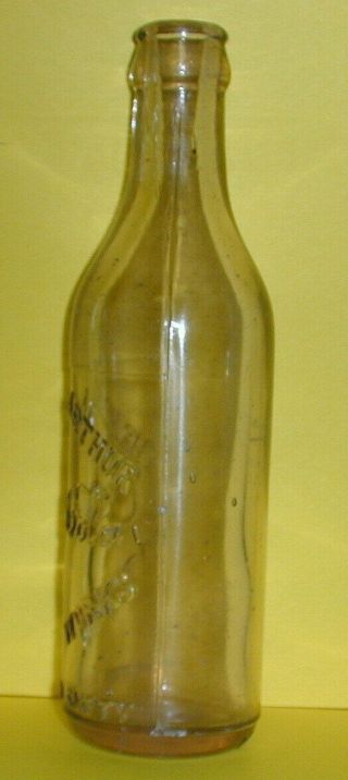 Port Arthur Straight Sided Coca Cola Bottle 1906 - 1910 Ontario Canada Amethyst 3