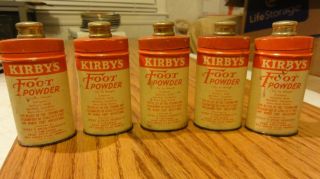 5 Vintage Advertising Tin,  Kirby 