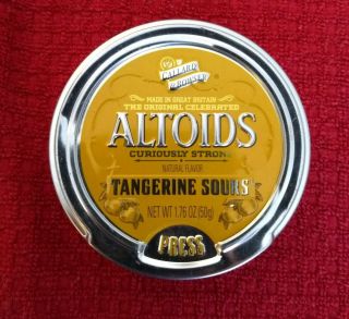 Altoids Tangerine Sours Tin (empty) Bonus Citrus Sours Tin (empty)