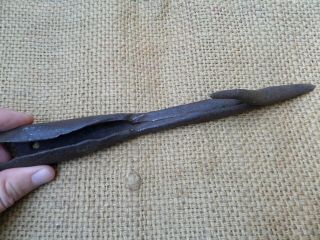 ANTIQUE WHALE WHALING HARPOON NAUTICAL MARITIME HAND FORGED WROUGHT IRON 2
