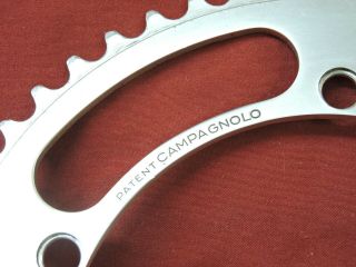 Vintage Campagnolo 753 Nuovo Record Road Chainring 52t X 144 Mm Bcd Silver