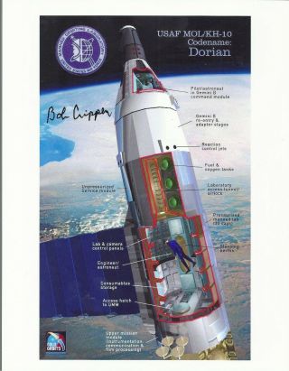 Manned Orbiting Lab Astronaut – Nasa,  Astronaut; Bob Crippen Autograph