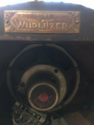 VINTAGE ANTIQUE GOTHIC CATHEDRAL TUBE RADIO by Wurlitzer 2