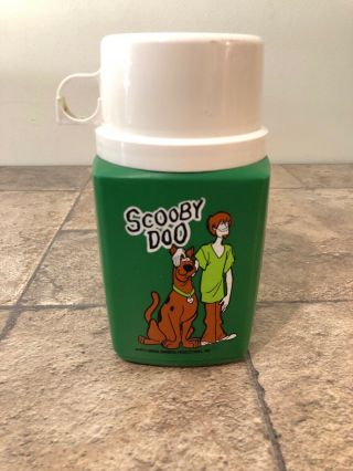Vintage 1973 Scooby Doo Thermos Green Hanna Barbera Shaggy Complete With Cup