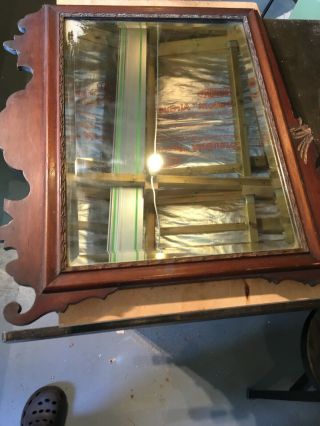 Antique Georgian Revival Mirror For Restoration