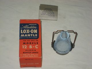 Vintage Aladdin Lox - On Mantle Oil Lamp Models 12 - B Or C Nos