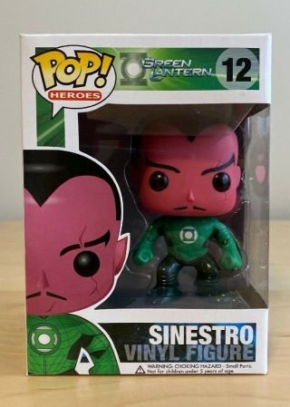 Funko Pop Green Lantern: Sinestro 12 Rare/vaulted