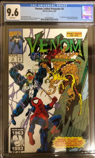 Venom Lethal Protector 4 9.  6 Cgc.  1st Appearance Of Scream Combined Ship Avai