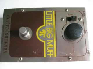Vintage 1979 Electro Harmonix Little Big Muff Fuzz Guitar Effect Pedal