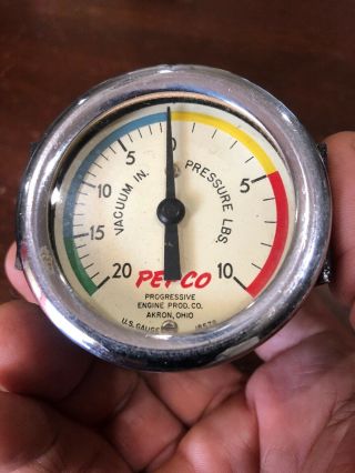 Vintage Pepco Gauge Vacuum Pressure Gauge 2 Inprogressive Instrument Product