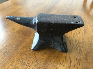 Vintage Small Anvil Bench Tool Blacksmith Jeweler Machinist 3lbs 2oz Cast Iron