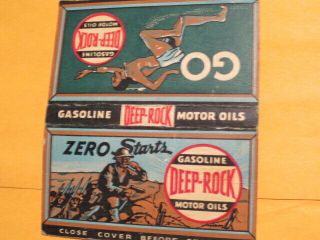 Ww1 Deep - Rock Gasoline & Motor Oil Match Book