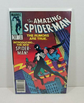 1984 Marvel The Spider Man 252 First Appearance Black Costume