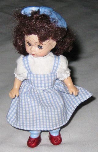 Madame Alexander Dorothy 5 " Blue Wizard Of Oz Doll W Moving Blue Eyes