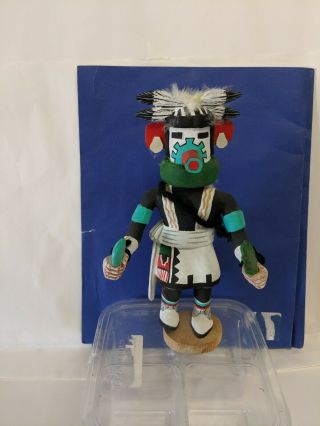 Hopi Kachina Doll Shirley Adams Vintage,  Signed Hand Carved Native American