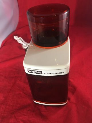 Waring Coffee Bean Burr Grinder Model 11cg10 Vintage Japan