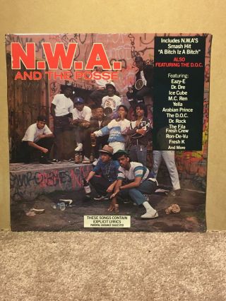 Nwa And The Posse Self Titled 1989 Vinyl Record Album Lp Ruthless