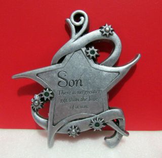 Pewter Gloria Duchin There Is No Greater Gift Than The Love Of A Son Ornament