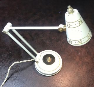 Vintage Underwriters Laboratories Portable Architect Drafting Light Lamp