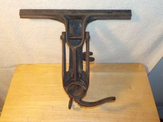 Vintage Ball And Socket Hand Saw Vise Clamp