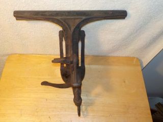 Vintage Ball and Socket Hand Saw Vise Clamp 3