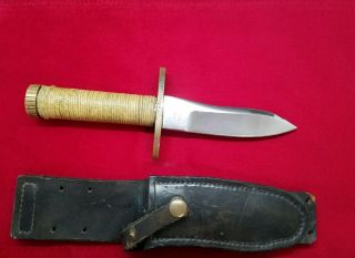 John Hagemes Knives Custom Hollow Handle Survival Knife Collector Owned Vintage