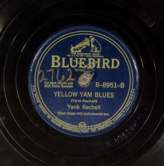 78 Rpm - - Yank Rachell (w.  Sonny Boy Williamson,  Harp),  Bluebird 8951,  E,  Blues