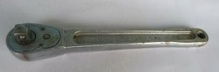 Vintage Snap On 71n Ratchet Wrench 1/2 " Drive Made In Kenosha Wis.  9 1/2 Inches