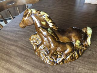 Phil - Mar Vintage Ceramic Horse And Foal Tv Lamp 1950’s Good