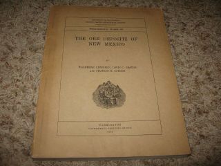 1910 Usgs Pp 68 The Ore Deposits Of Mexico With Maps Rare