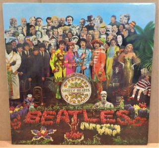 The Beatles Sgt Peppers Og Uk Mono Parlophone Lp Pmc7027 1/1 Flame Inner Insert