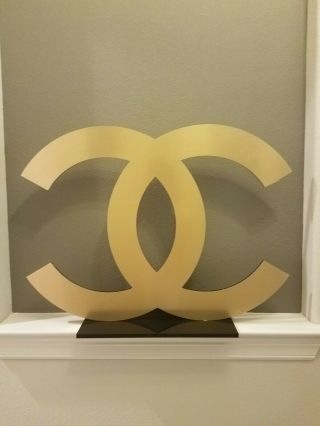 Chanel Cc Logo,  Acrylic Counter Display,  100 Authentic