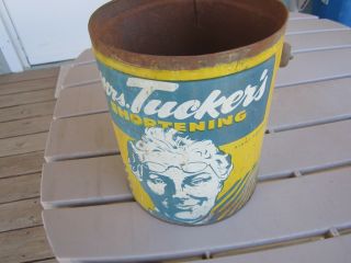 Vintage Tin Mrs Tucker 