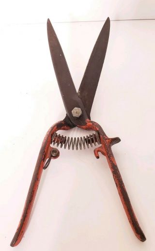 Vintage Wiss Forged Gardening Shears 5600 Trimmer Clippers W/ Locking Blades