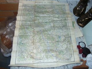 Fantastic Wwi Military Map Verdun