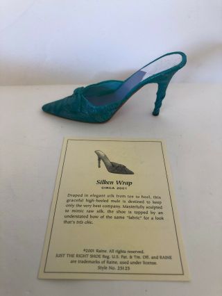 Just The Right Shoe Silken Wrap 25125 Raine 2001 (demo Model)