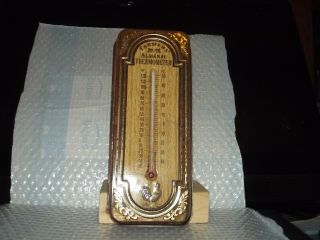 Vintage Farmers’ Almanac Embossed Metal Rooster Thermometer,  Avon