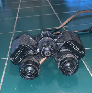 Vintage Binoculars,  8x26,  Made In England,  Sir John Bennett Bond Street W.  I.