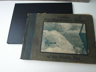 2 Books Colliers Photographic History Of Worlds War & European War (ww1)